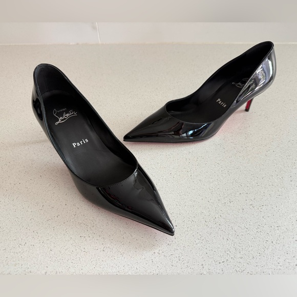 Christian Louboutin Miss Z 60MM Patent Leather Pumps EU 37 US 7 - Picture 5 of 10
